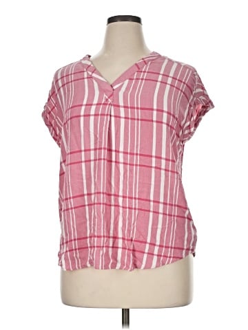 Liz Claiborne Short Sleeve Blouse (view 1)