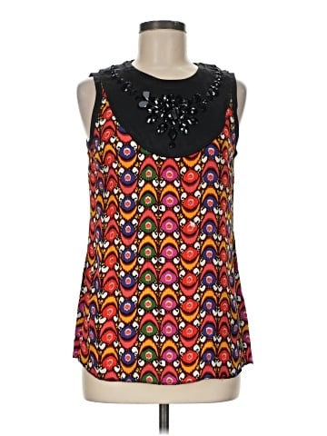 Tory Burch Sleeveless Silk Top (view 1)