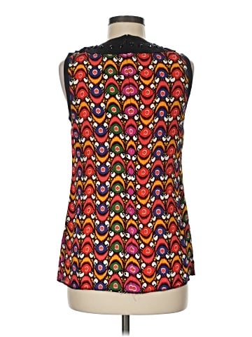 Tory Burch Sleeveless Silk Top (view 2)