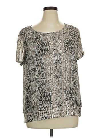Dana Buchman Short Sleeve Blouse (view 1)