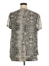 Dana Buchman 100% Polyester Silver Short Sleeve Blouse Size XL - photo 2