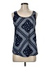 Faded Glory 100% Polyester Blue Sleeveless Blouse Size M - photo 1