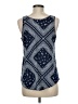 Faded Glory 100% Polyester Blue Sleeveless Blouse Size M - photo 2