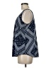 Faded Glory 100% Polyester Blue Sleeveless Blouse Size M - photo 5