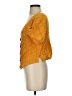 Penelope Project 100% Rayon Yellow Short Sleeve Blouse Size S - photo 5