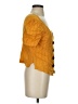 Penelope Project 100% Rayon Yellow Short Sleeve Blouse Size S - photo 4