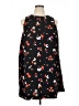 ModCloth 100% Polyester Floral Black Casual Dress Size 1X - photo 1