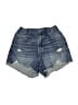 Zara Blue Denim Shorts Size 13 - 14 - photo 1