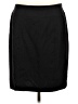 Ellen Tracy Solid Black Casual Skirt Size L - photo 1