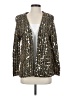 Teddi 100% Nylon Metallic Gold Blazer Size XS - photo 1