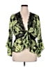 Cato 100% Polyester Green 3/4 Sleeve T-Shirt Size XL - photo 1