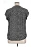 Fun2Fun 100% Polyester Polka Dots Black Short Sleeve Blouse Size XL - photo 2