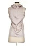 Ann Taylor Gray Sleeveless Blouse Size 2 - photo 2