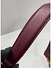 Celine Diffusion Burgundy leather shoulder bag One size - photo 6