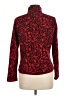 Coldwater Creek 100% Polyester Paisley Red Turtleneck Sweater Size M - photo 2