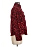 Coldwater Creek 100% Polyester Paisley Red Turtleneck Sweater Size M - photo 4