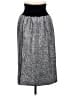 Moncler Tweed Silver Wool Skirt Size Med (2) - photo 2