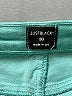 Just Black Color Block Teal Jeggings Size 30 waist - photo 7