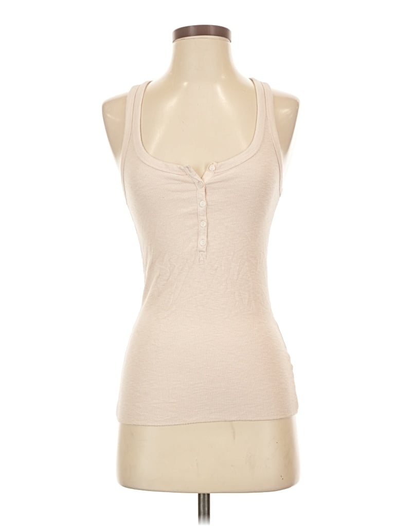 Pre-owned Aerie Tank Top Ivory Halter Neckline Tops