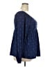 Torrid Blue Long Sleeve Blouse Size 2X Plus (2) - photo 4