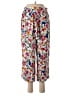 Robert Louis 100% Rayon Floral White Pink Casual Pants Size M - photo 1