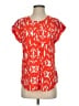 Van Heusen Orange Short Sleeve Blouse Size S - photo 1