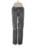Bebe Hearts Silver Jeans Size 25 waist - photo 1