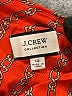 J.Crew Collection 100% Silk Polka Dots Orange Long Sleeve Silk Top Size 12 - photo 7