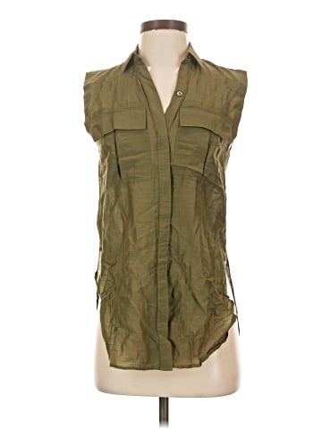 Helmut Lang Sleeveless Button-Down Shirt (view 1)