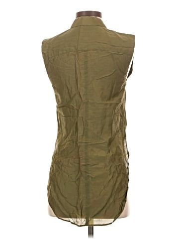 Helmut Lang Sleeveless Button-Down Shirt (view 2)