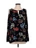 Lila Rose 100% Polyester Black Sleeveless Blouse Size L - photo 1