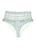 Tularosa Floral Blue Ivory Swimsuit Bottoms Size M - photo 1