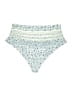 Tularosa Floral Blue Ivory Swimsuit Bottoms Size M - photo 2