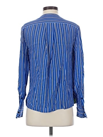 Rag & Bone Long Sleeve Silk Top (view 2)