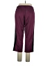 Fashion Bug 100% Polyester Color Block Burgundy Track Pants Size 14 - photo 2