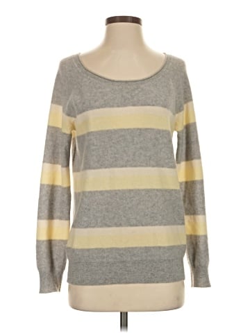 Aqua Cashmere Pullover Sweater (view 1)