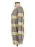 Aqua 100% Cashmere Stripes Gray Cashmere Pullover Sweater Size S - photo 5