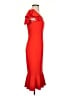 Antonio Melani Solid Red Cocktail Dress Size 0 - photo 4