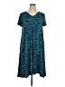 Roaman's Paisley Teal Casual Dress Size 14 (M) - photo 1