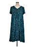 Roaman's Paisley Teal Casual Dress Size 14 (M) - photo 2
