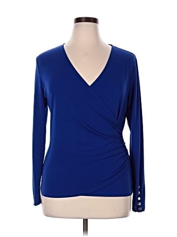 Carmen Carmen Marc Valvo Long Sleeve Top (view 1)