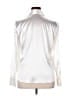 Kasper Metallic Silver 3/4 Sleeve Blouse Size 16 - photo 2