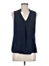 Daniel Rainn 100% Polyester Blue Sleeveless Blouse Size 8 - photo 1