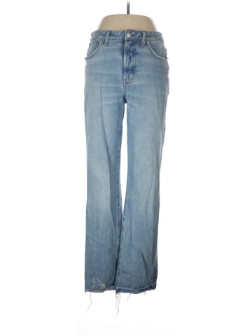 Madewell The Tall Curvy '90s Straight Mid-Rise Jean in Barbosa Wash (view 1)
