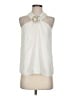 Ann Taylor 100% Polyester Ivory Sleeveless Blouse Size S - photo 1