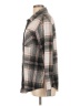 J for Justify Plaid Gray Long Sleeve Blouse Size L - photo 5