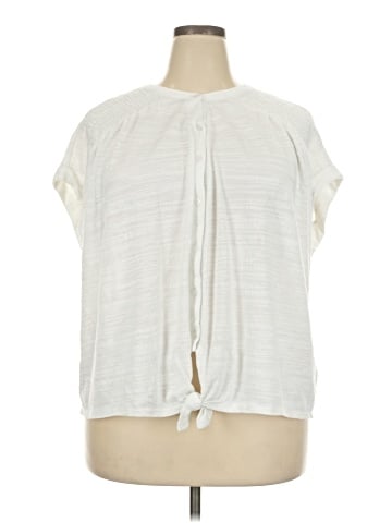 Cable & Gauge Short Sleeve Blouse (view 1)