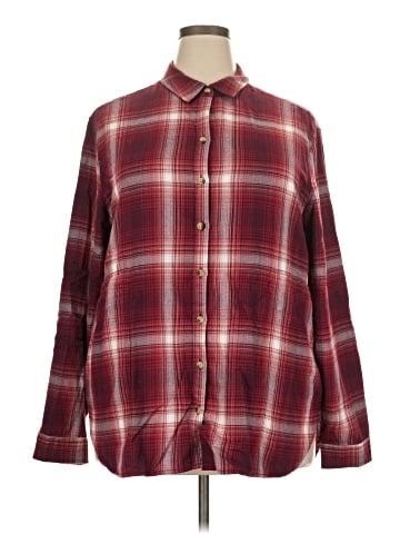 Jachs Girlfriend Long Sleeve Button-Down Shirt (view 1)