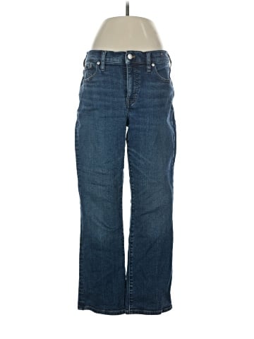 Madewell Petite Kick Out Crop Jeans in Arlen Wash (view 1)