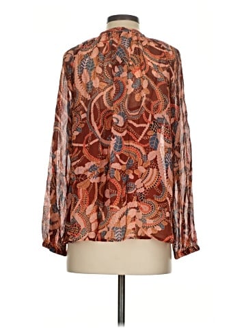 A.L.C. Long Sleeve Silk Top (view 2)
